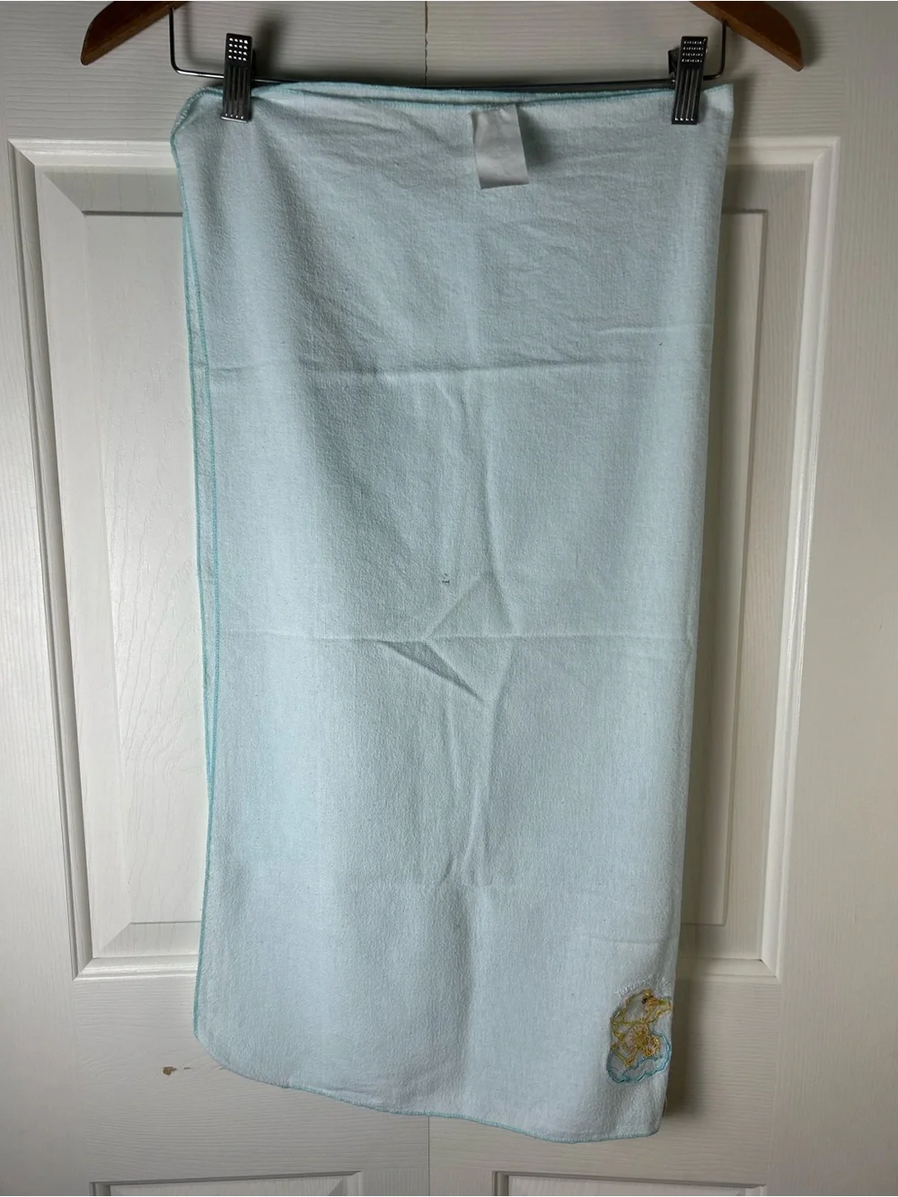 Care Bears Sweet Dreamer Blue Yellow Baby Receiving Blanket Flannel Sun Thin